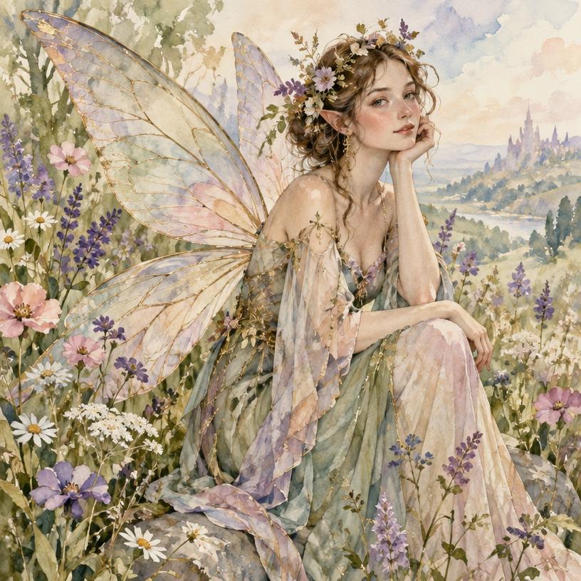 Contemporary illustration for Fairies