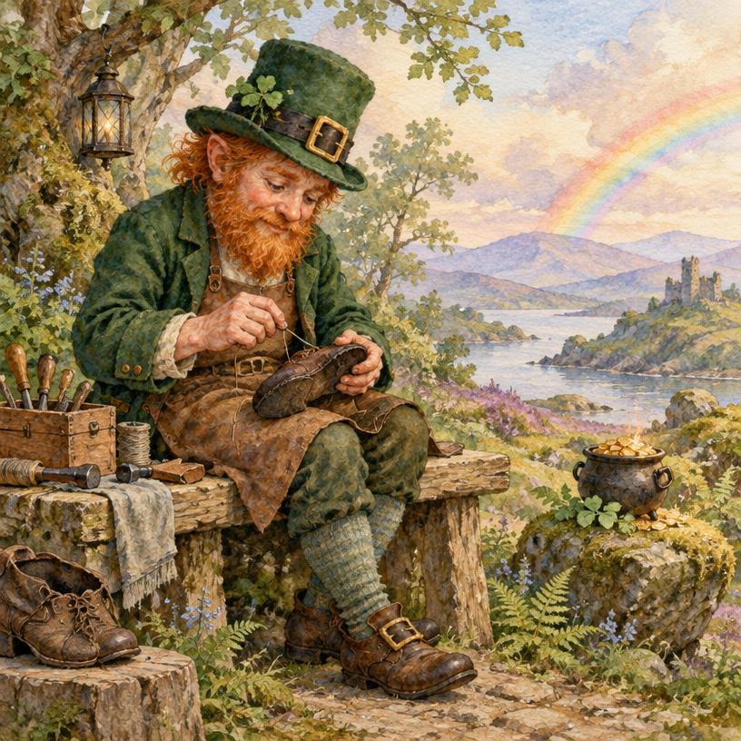Contemporary illustration for Leprechaun